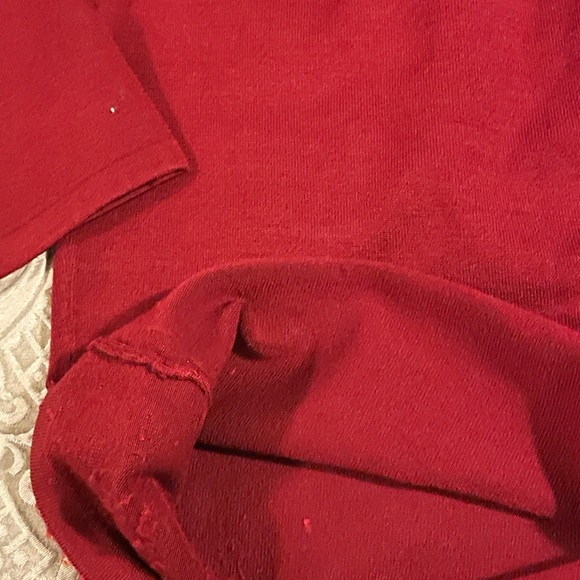 Joseph Ribkoff Deep Red Silk Blend Top - Picture 6 of 7